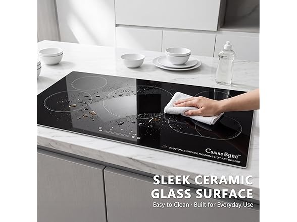 Cusinesync 5 burner Electric Cooktop