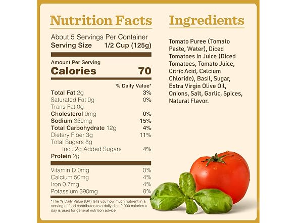 Bertolli Tomato Basil Pasta sauce
