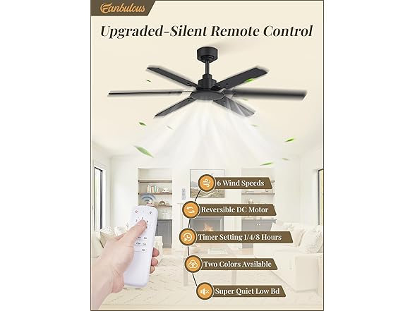 Fanbulous 48" Ceiling Fan 6 Speeds