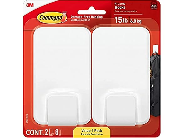 Command 15 Lb XL Heavyweight Wall Hook