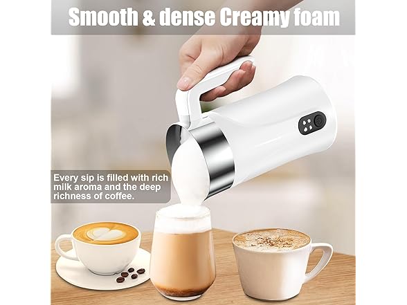 4-in-1 Milk Frother and Steamer