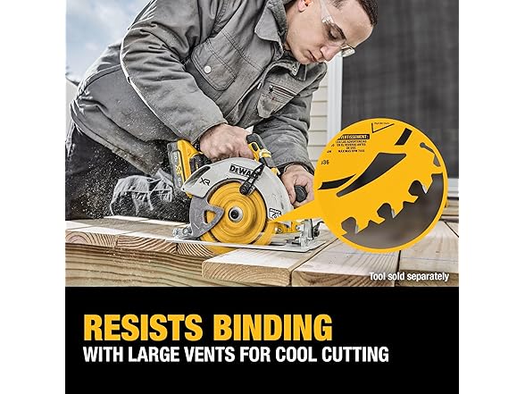 DEWALT 6-1/2 in. 18T and 24T Circular Saw Blade 2-Pk