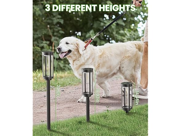 Bright Solar Pathway Lights - 6 Pack