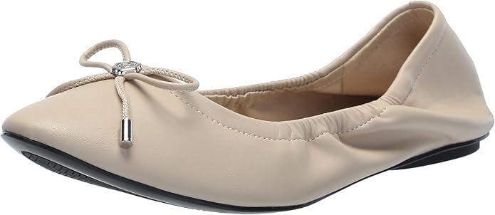 KARL LAGERFELD Velma Ruched Ballet Flat With Dainty Bow (6) - Gallery 2