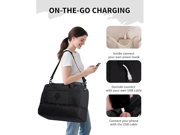 Personal Item Travel Bag 18x14x8