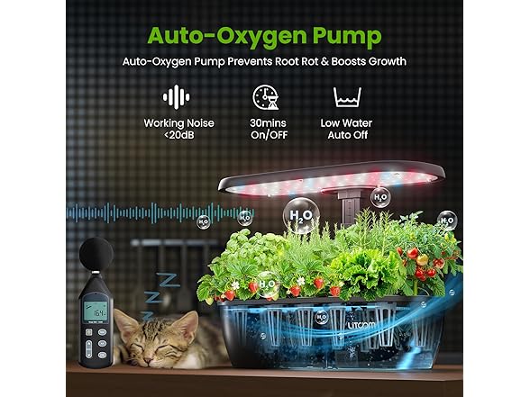 Hydroponics Growing System Kit 15 Pods
