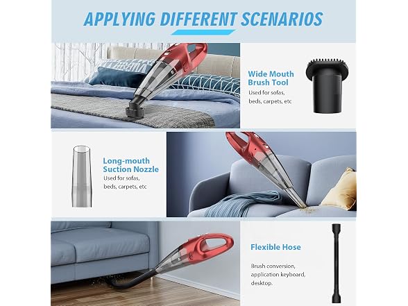 FUOAYOC Handheld Vacuum Cordless