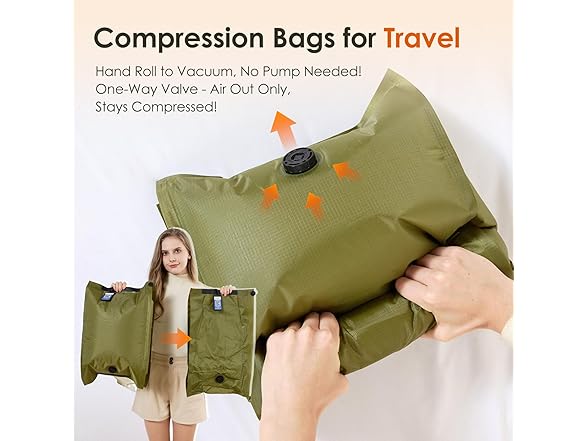 (4 Pack) Vacuum Storage Bags & Electric Pump