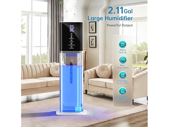 Honovos 8L/2.1Gal Large Room Humidifier
