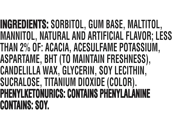 Dentyne Ice Sugar Free