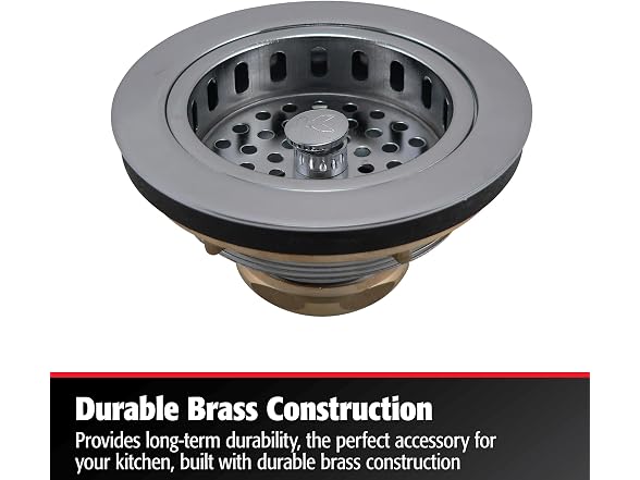 PlumPak K5445DSBN Sink Basket Strainer