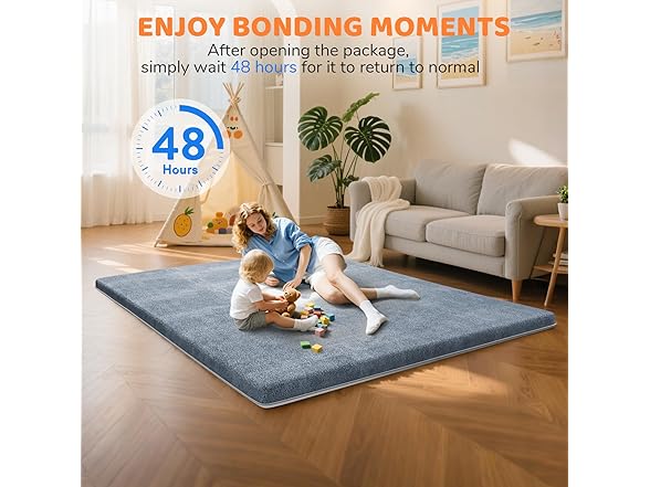 Toddler & Baby Play Mat for Floor