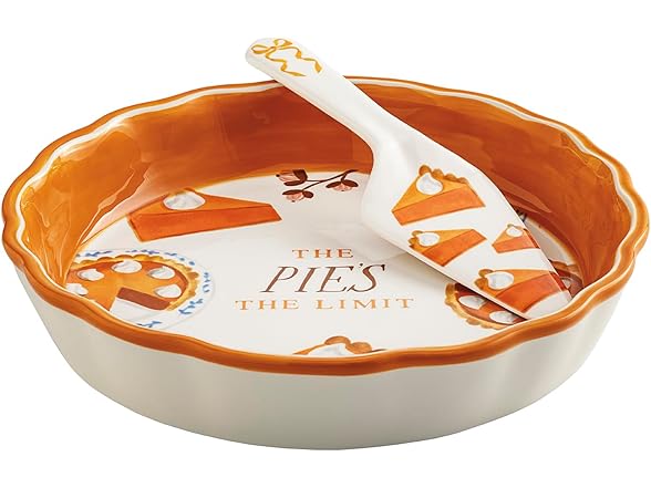 Mud Pie Thanksgiving Thanksgiving Pie Dish Set