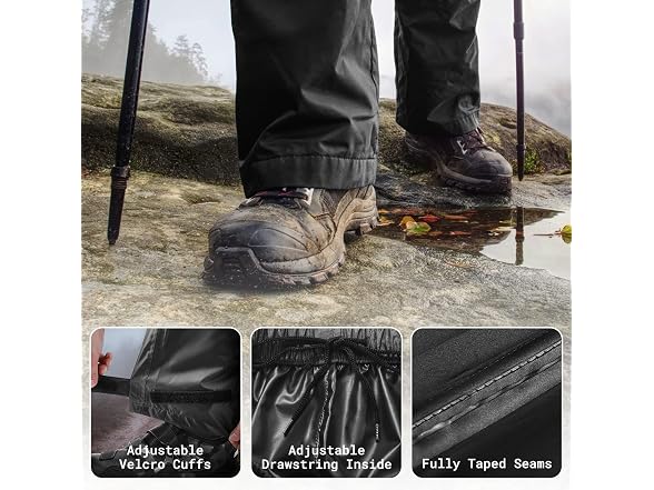 Axesquin Men (XL) Waterproof Rain Pants