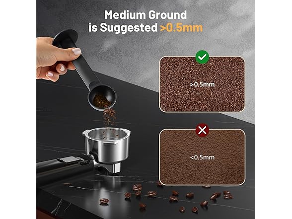 RELEXNOW Espresso Machine, 20 Bar
