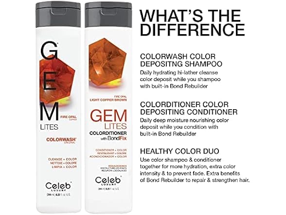 Celeb Luxury Gemlites Fire Opal Colorditioner, 8.25 oz