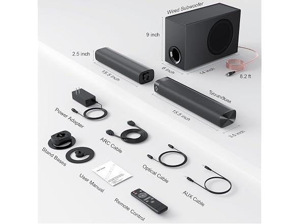 Assistrust W0058 Sound Bar with Subwoofer1