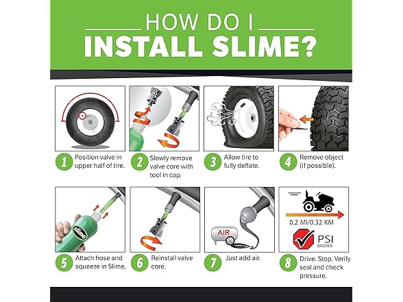 Slime 10163 Flat Tire Puncture Repair Sealant