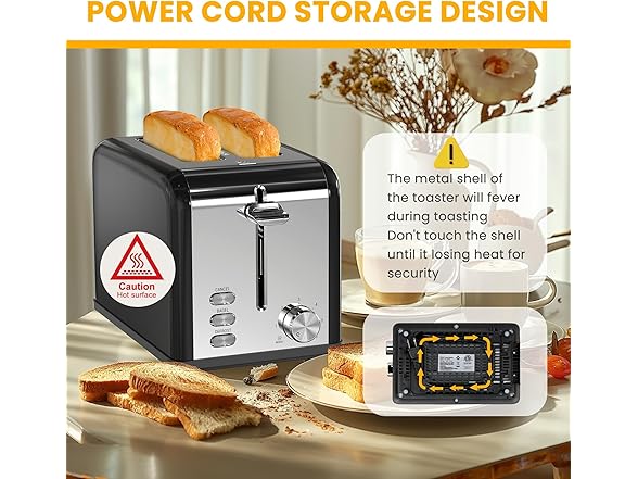 Simple Deluxe 2-Slice Toaster
