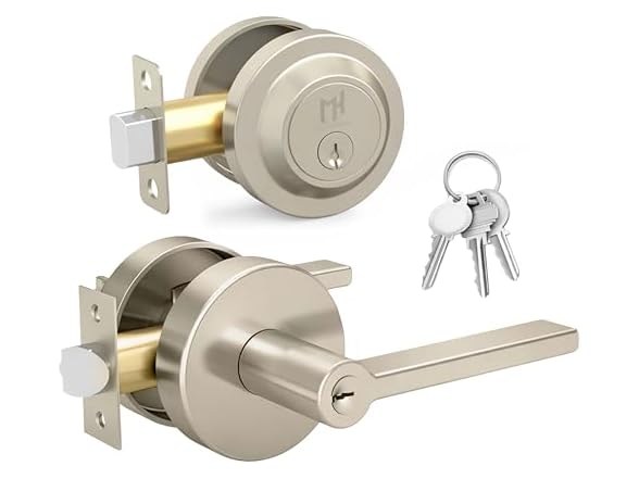 Satin Nickel Entry - Combo