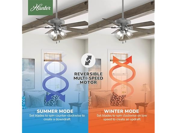 Hunter Fan CC51019-A 52 52-in wLight and pull chain