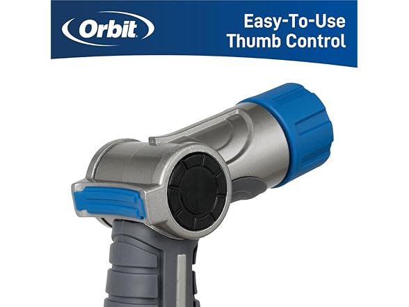 Orbit Heavy Duty Metal Thumb Control Nozzle