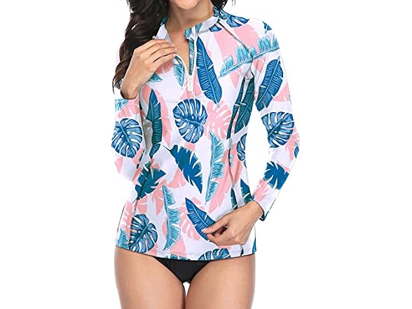 Daci Women (L) Rash Guard Top