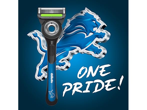 Gillette Labs Special NFL Lions Edition Shaving Razor for Men