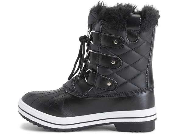 POLAR Womens Snow Boot Quilted Short