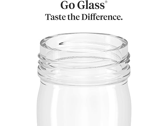 Lifefactory 16oz Glass Water Bottle with Classic Chug Cap, Set of 8