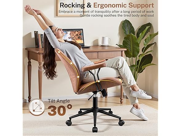 HeroSet Leather Office Chair