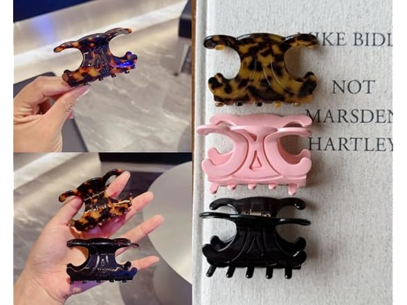 Generic Elegant Butterfly Hair Clip Pink
