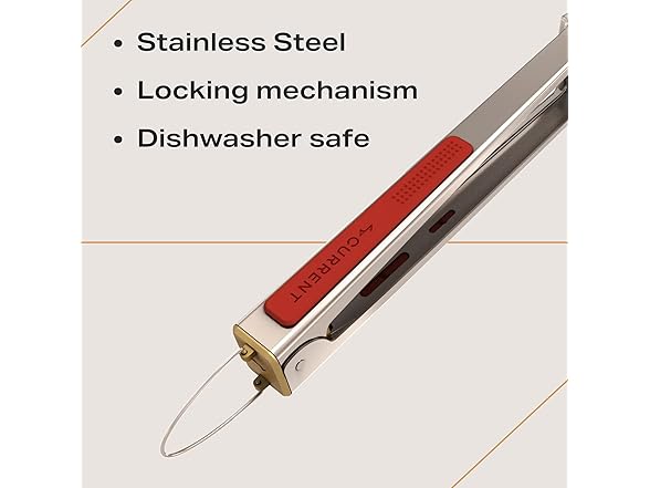 CURRENT Current® Grill Tongs, 15.4"
