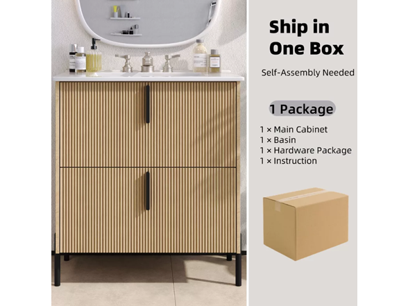 Christopher Knight Home Sephera Modern 30" Vanity