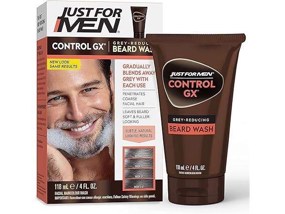 Just For Men GX Beard Wash 4oz 6pk