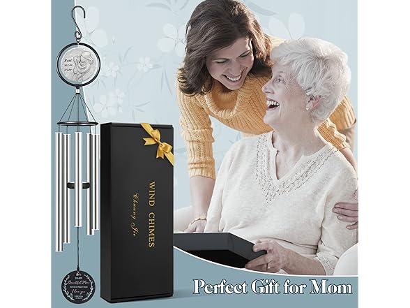 36" Wind Chimes, Mom Gift