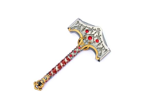 Metal Keychain - God of War Thor Hammer