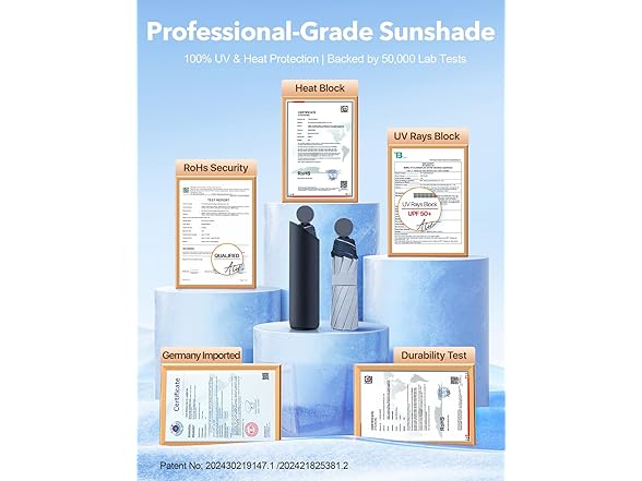 [Upgraded] Car Windshield Sun Shade Umbrella