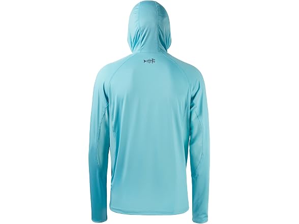 Bassdash Men (XXL) UPF 50+ Men's Long Shirt Hoodie