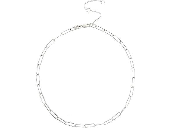 Madewell Paperclip Chain Necklace Light Silver Ox