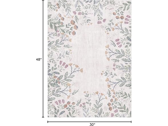 Gertmenian Washable Rug 3x5 Harley Ivory