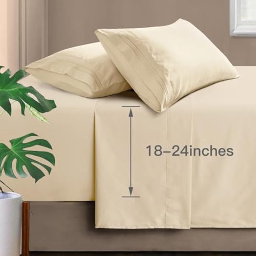 Extra Deep Pocket Twin Sheets Set