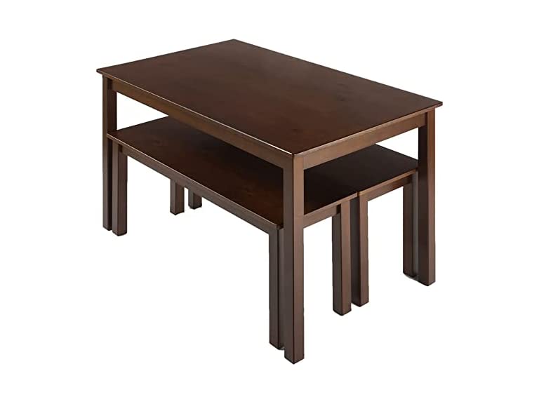 Zinus Juliet Espresso Wood Dining Table