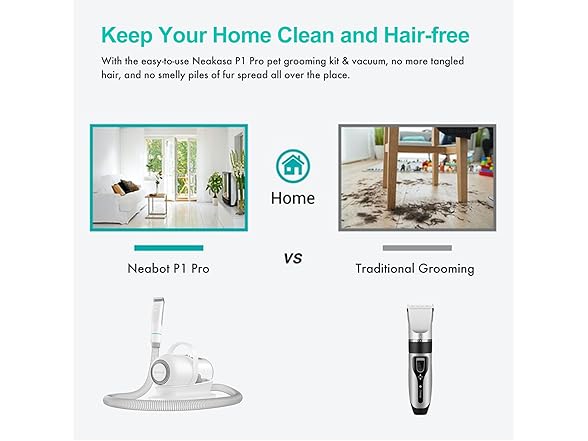 neabot Neakasa P1 Pro Pet Grooming Kit