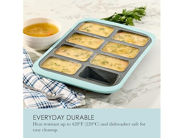 Chicago Metallic 8-Cup Silicone Loaf Pan