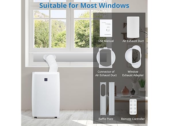 PioneerWorks 14000 BTU Portable Air Conditioner