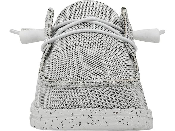 HEYDUDE Womens Wendy Sox Stone White (5)