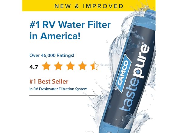 Camco TastePURE RV Water Filter