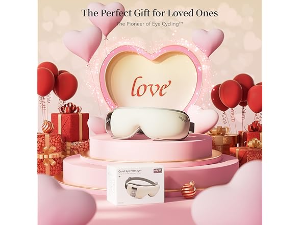 ReliefRX Eye Massager Heat/Cool Creamy White