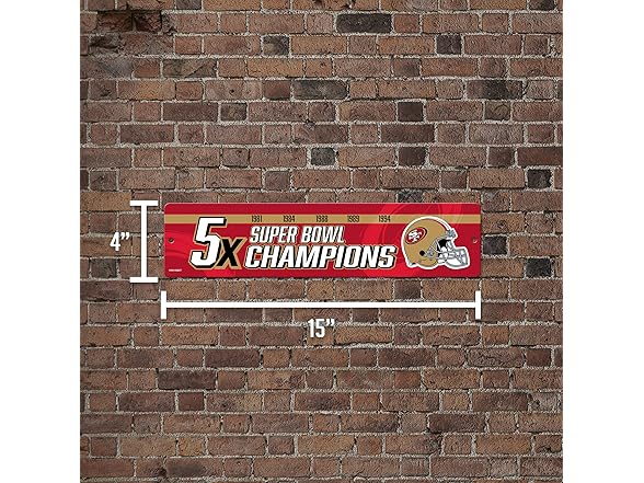 San Francisco 49ers Street Sign